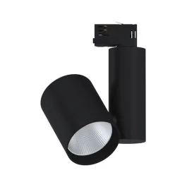 PAULMANN Spot LED sur rail PRORAIL3 ZEUZ dimmable 230V 33W 2860lm 3000K noir - 91339