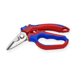 KNIPEX Ciseaux d'électricien coudés gainé renforcé avec sertisage 0,5 à 10mm² polie 160mm - 950520SB