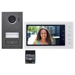 AIPHONE Kit visiophone 7" en saillie 2 fils avec mémoire d'images - JVS1V