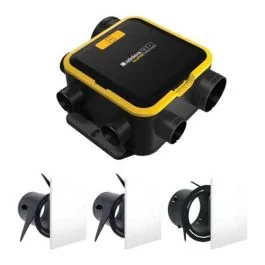 ALDES Kit VMC simple flux autoréglable EasyHOME COMPACT avec bouches ColorLINE - 11026036