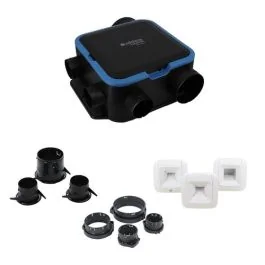 ALDES Kit VMC simple flux hygroréglable Easyhome Classic Compact avec bouches BDH ELEC - 11033549