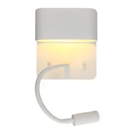 ARLUX Sorya Applique intérieure 5W 350lm 2700K blanc + liseuse 3W 210lm - 114106