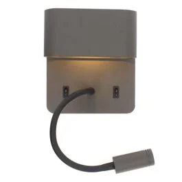 ARLUX Sorya Applique intérieure 5W 350lm 2700K anthracite + liseuse 3W 210lm - 114108