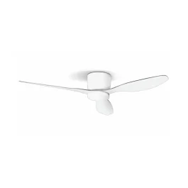 ARLUX Ventilateur de plafond réversible et lumineux Eole 18W 3CCT 2000lm dimmable blanc - 1145026