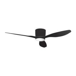 ARLUX Ventilateur de plafond réversible et lumineux Eole 18W 2000lm 3CCT dimmable noir - 1145064