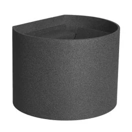 ARLUX Applique extérieure LED orientable bidirectionnelle Spezia ronde 230V 10W 750lm anthracite - 117143
