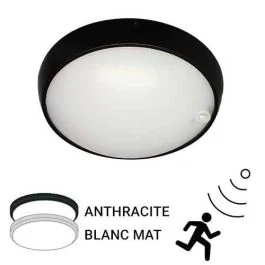 Arlux Hublot exterieur LED à détection Herone 230V 15W 1440lm 4000K blanc/anthracite - 730206