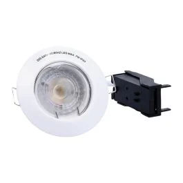 ARLUX Spot LED encastrable GU10 230V 5W 380lm 2700K 80mm blanc