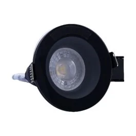 ARLUX Spot LED encastrable GU10 230V 5W 380lm 4000K 88mm noir 