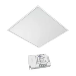 ARLUX Kit Dalle LED 40W 3800lm 4000K 60X60cm avec driver dimmable 1-10V