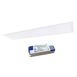 ARLUX Kit Dalle LED 40W 3800lm 4000K 120X30cm avec driver Dali