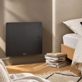 ATLANTIC Nirvana+ Radiateur connecté à inertie fonte horizontal gris étoilé 1500W - 529933