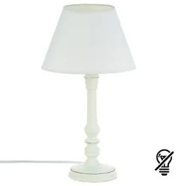 ATMOSPHERA Lampe à poser E14 LEO 230V hauteur 36cm blanc - 121560