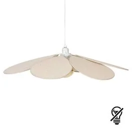 ATMOSPHERA Suspension pétale E27 NAYA 230V diametre 72cm beige - 202639