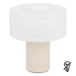 ATMOSPHERA Lampe à poser E27 ASTI 230V hauteur 36cm argile - 205956A