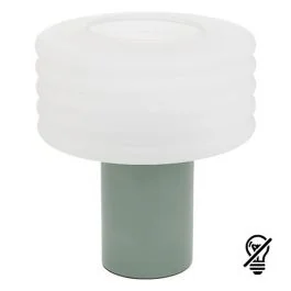 ATMOSPHERA Lampe à poser E27 ASTI 230V hauteur 36cm vert - 205956B