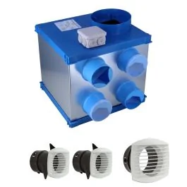 AUTOGYRE Kit VMC simple flux autoréglable Silent'Air Cube DH - 913471