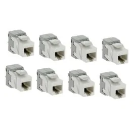 BATILEC Lot de 8 connecteurs RJ45 femelle Catégorie 5E non blindés