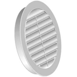 DMO Grille PVC universelle encastrable 100mm blanc - 010607