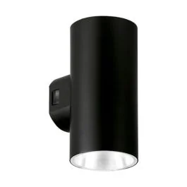 ENLITE Applique extérieure ronde LED bidirectionnelle IP65 230V 10W 1000lm CCT noir - WL7/CS