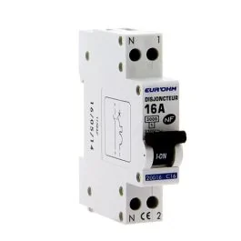 EUROHM Disjoncteur 16A Ph+N courbe C 3kA 230V - 20016