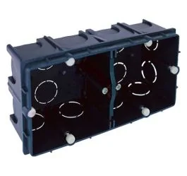 EUROHM XL Tradi Boîte encastrement double à sceller P50mmE71 - 52116
