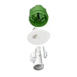 EUROHM XL Tradi Point de centre DCL à sceller D65 P40mm + douille E27 + fiche - 53111