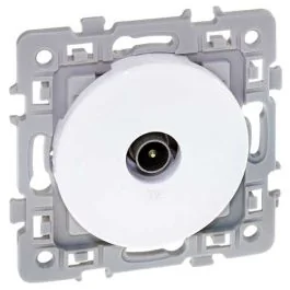 EUROHM Square Prise TV blanc - 60264