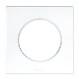 EUROHM Square Plaque simple blanc - 60295