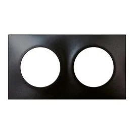 EUROHM Square Plaque double anthracite - 60397