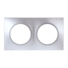 EUROHM Square Plaque double silver - 60497