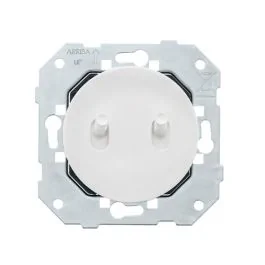 FONTINI Dom Double bouton poussoir blanc - FON038119