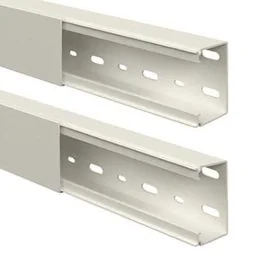 GGK Lot de 2 moulures électriques 40x60mm L.1,25m blanche - WS10217