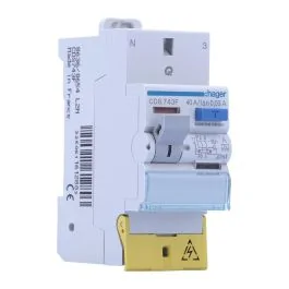 HAGER Interrupteur différentiel SanVis 40A 30mA type A auto 230V - CDS743F
