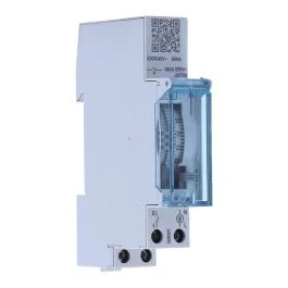 HAGER Interrupteur horaire 16A monophasé électromécanique 1 voie journalier sans réserve 1 module - EHN010