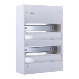 HAGER Gamma+ 13 Tableau électrique nu 2 rangées 13 modules - GD213A