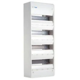 HAGER Gamma+ 13 Tableau électrique nu 4 rangées 13 modules - GD413A