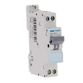 HAGER Disjoncteur 2A Ph+N courbe C 3kA 230V - MFN702