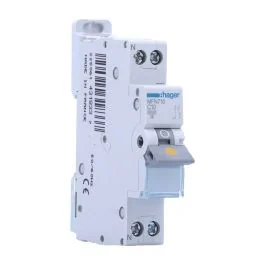 HAGER Disjoncteur 10A Ph+N courbe C 3kA 230V - MFN710