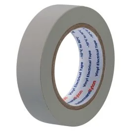 HELLERMANNTYTON Ruban adhésif isolant gris 15mm x 10m - HEL71000108