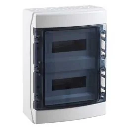 IDE Coffret électrique étanche 2 rangées de 12 modules IP65 - CDN24PT/RR