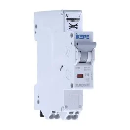 IKEPE Disjoncteur 10A auto Ph+N courbe C 4.5kA 230V