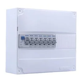 IKEPE Tableau électrique pré-équipé à vis 1 rangée 1ID 40A 6 disjoncteurs