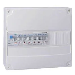 IKEPE Tableau électrique pré-équipé auto 1 rangée 1ID 40A 6 disjoncteurs
