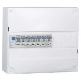 IKEPE Tableau électrique pré-équipé auto 1 rangée 1ID 63A 6 disjoncteurs