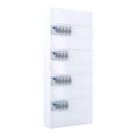 IKEPE Tableau électrique pré-équipé auto 4 rangées 4ID 63A 14 disjoncteurs