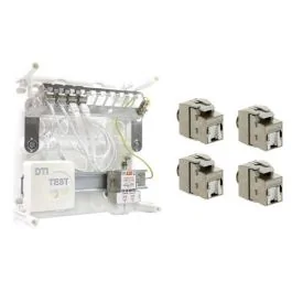 IKEPE Start Compact Coffret de communication Grade 2TV - 4 RJ45 ou 8 RJ45