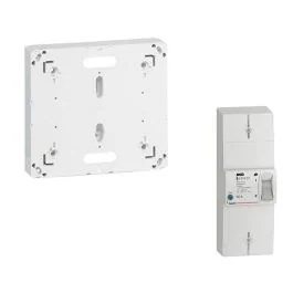 LOT LEGRAND BACO Disjoncteur d'abonné monophasé 60A 500mA différentiel instantané + Drivia Platine 13 et 18 modules - 401051 + 401191