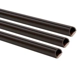 INOFIX Cablefix Gaine adhésive 10,5x10 mm marron - Lot de 3