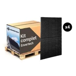 Kit solaire complet 1800Wc à 2000Wc avec 4 panneaux photovoltaïques + micro onduleur ENVERTECH